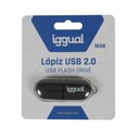 Infortisa Image 1 - iggual Lápiz USB 2.0 16GB PEN16 negro con tapa