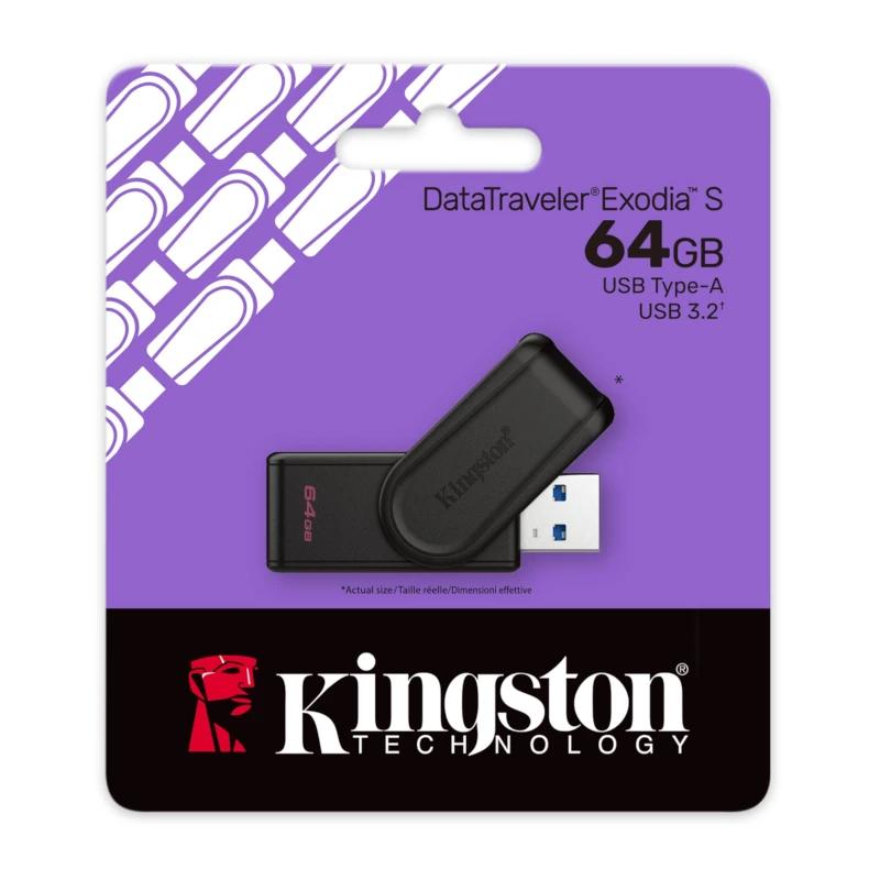 Infortisa Image 2 - Kingston DataTraveler Exodia S 64GB USB 3.2 Gen 1