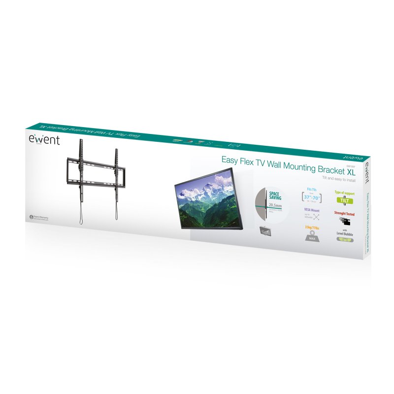 Infortisa Image 2 - EWENT EW1507 soporte TV pared Bracket L, 37-70"