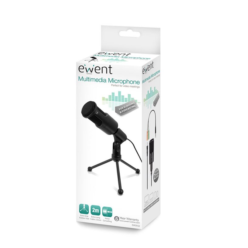 Infortisa Image 3 - Ewent EW3552 Micrófono Multimedia Cancelación Ruid