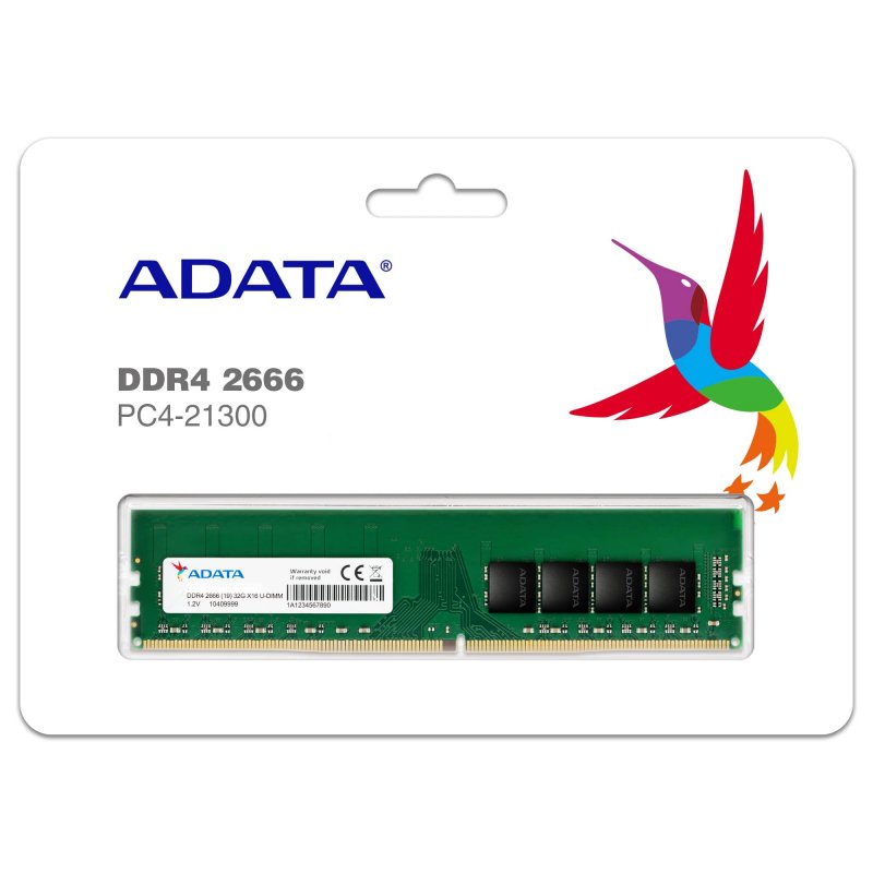 Infortisa Image 1 - ADATA AD4U266616G19-SGN DDR4 16GB 2666