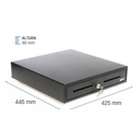 Infortisa Image 1 - iggual Cajón Portamonedas IRON-70 44,5cm 5+8 negro