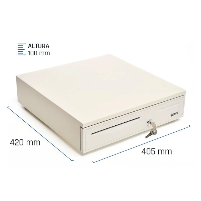 Infortisa Image 1 - iggual Cajón Portamonedas IRON-50W 42cm 5+8 blanco