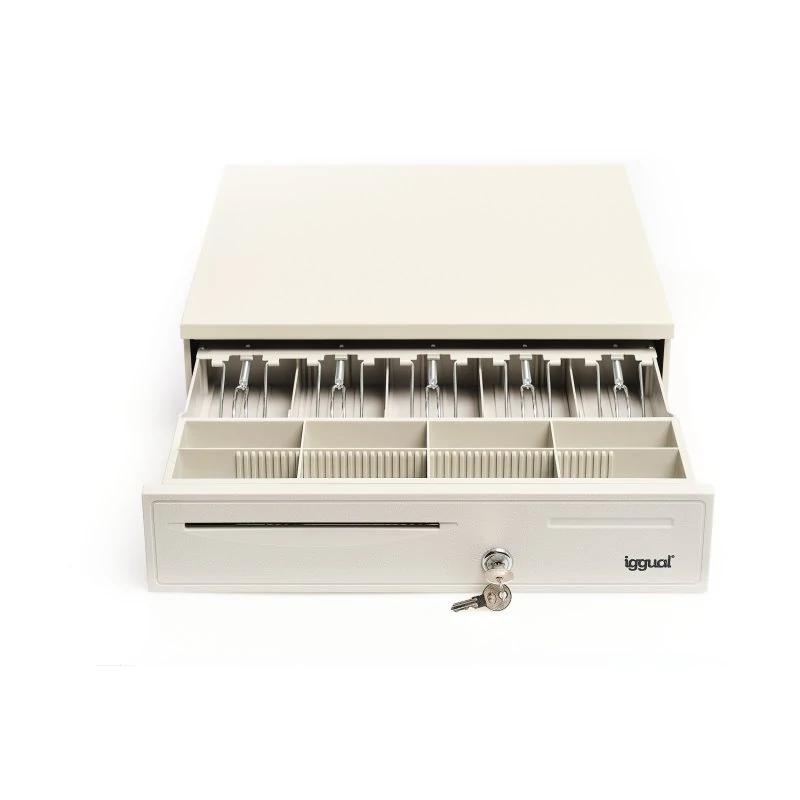 Infortisa Image 2 - iggual Cajón Portamonedas IRON-50W 42cm 5+8 blanco