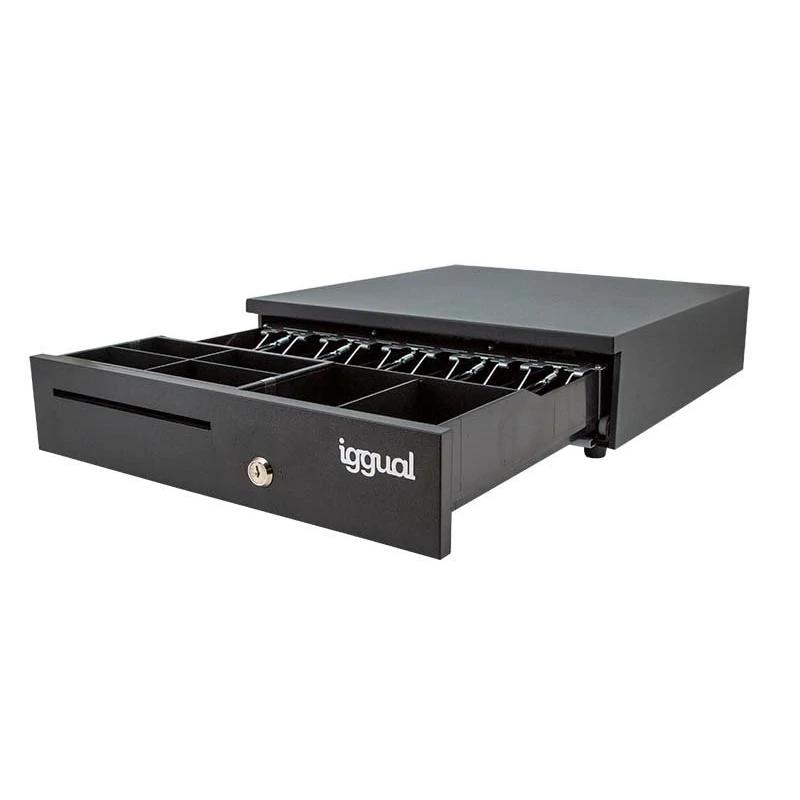 Infortisa Image 2 - iggual Cajón Portamonedas IRON-35 42cm 5+6 negro