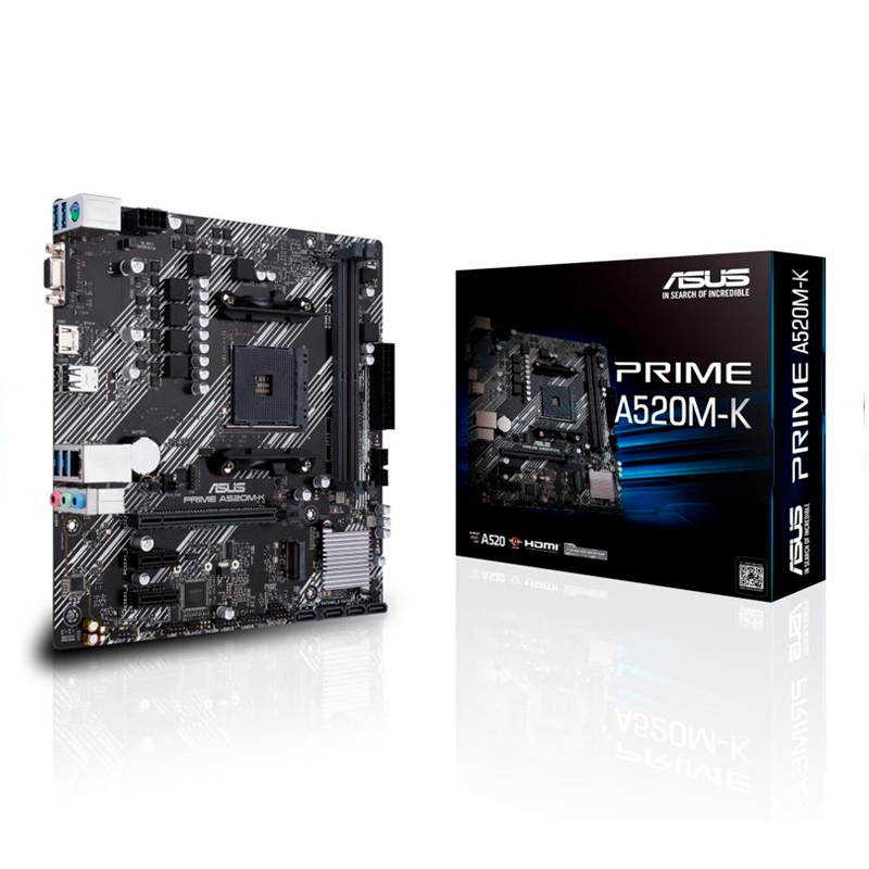 Infortisa Image 1 - Asus Placa Base PRIME A520M-K  mATX AM4