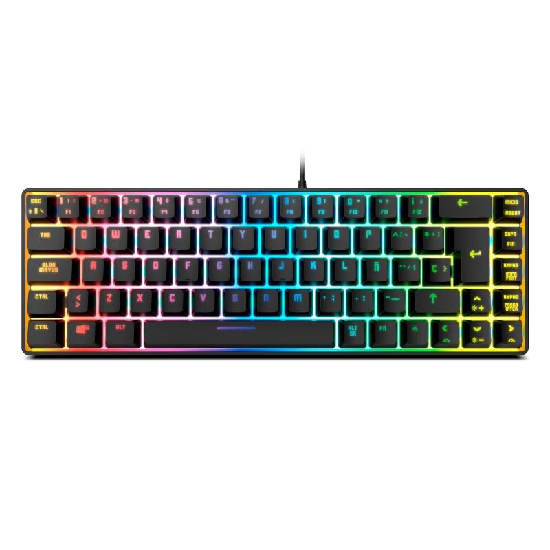 Infortisa Image 3 - KROM KALISTA | Teclado mini RGB membrana