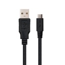 Infortisa Image 1 - Nanocable Cable USB 2.0 A/M Micro USB B/M 0,8 M