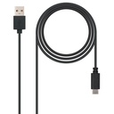 Infortisa Image 2 - Nanocable Cable USB 2.0 3A Tipo USB-C/M-A/M 2 M