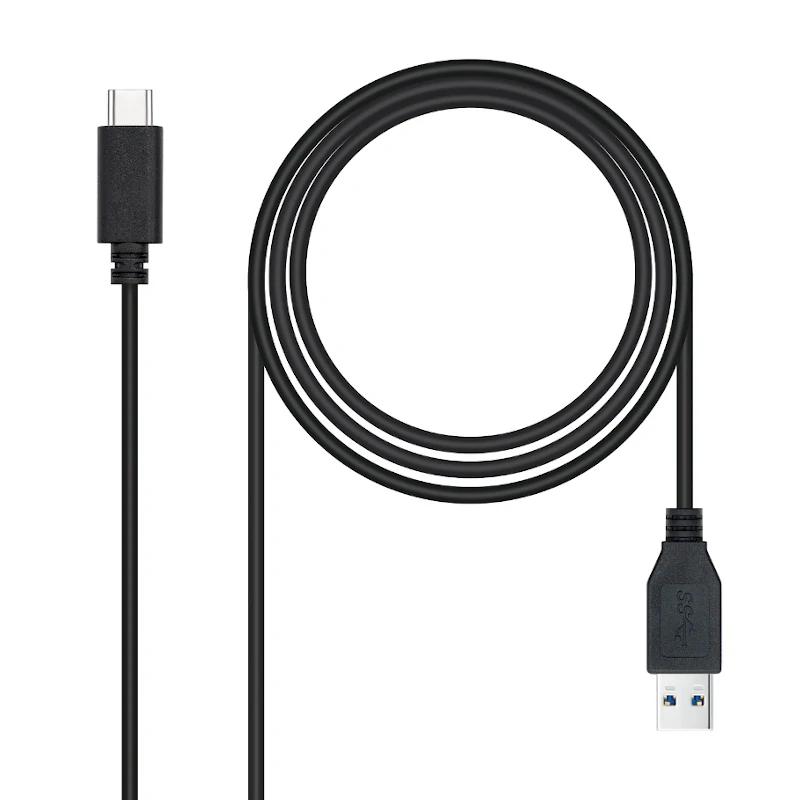 Infortisa Image 1 - Nanocable Cable USB 3.1 Gen2 USB-C/M-A/M 2M