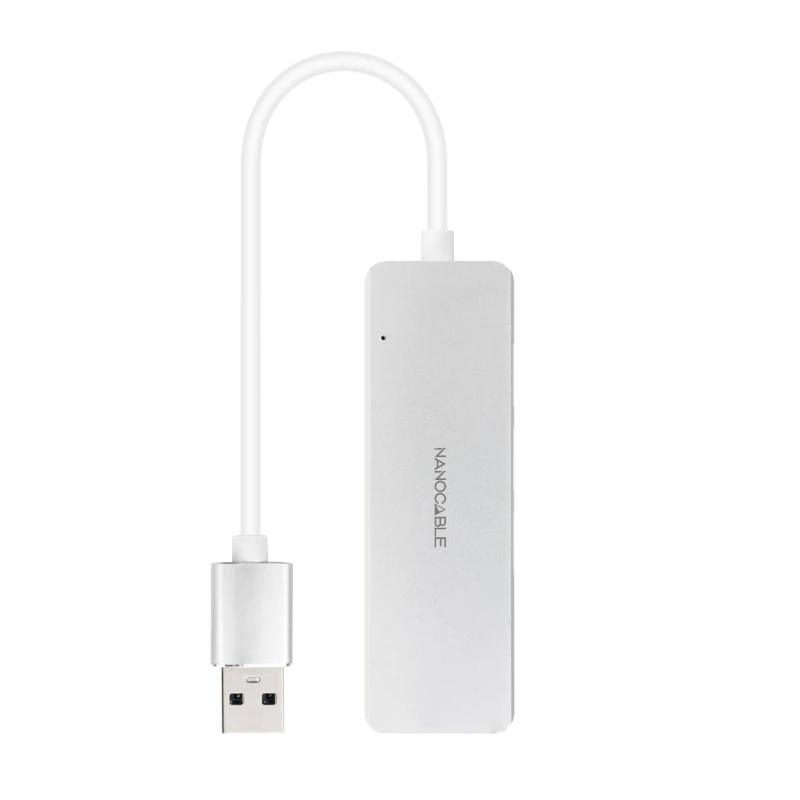 Infortisa Image 2 - Nanocable Hub USB 3.0 4 x USB 3.0 10cm. Gris