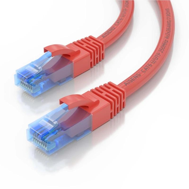 Infortisa Image 2 - Aisens Cable RJ45 CAT.6 UTP AWG26 CCA Rojo 0.5m