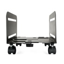 Infortisa Image 1 - TooQ Soporte para CPU de SUELO con ruedas negro