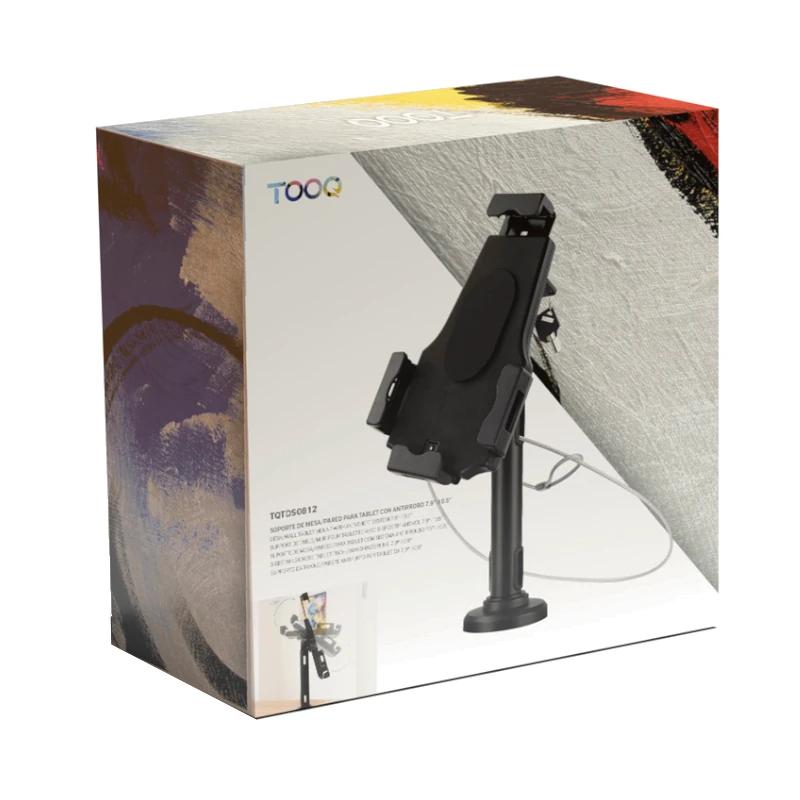 Infortisa Image 2 - Tooq TQTDS0812 Soporte mesa/pared tablet antirrobo