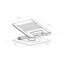 Infortisa Image 1 - Tooq Soporte mesa 360º dispositivos 11-17" Gris