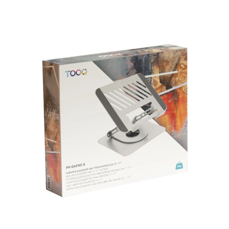 Infortisa Image 2 - Tooq Soporte mesa 360º dispositivos 11-17" Gris