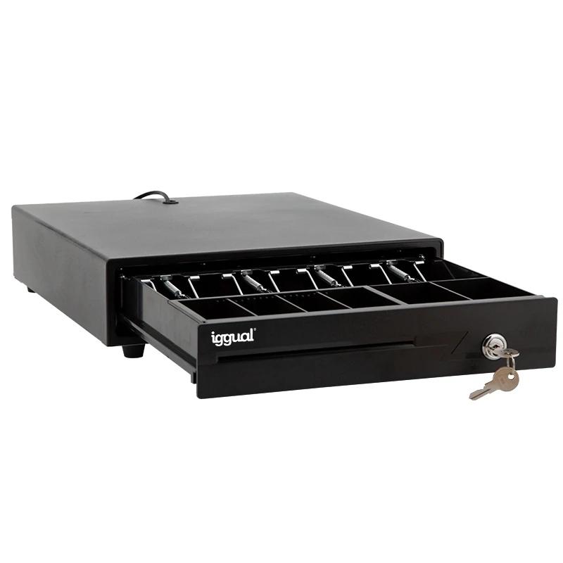 Infortisa Image 2 - iggual Cajón Portamonedas IRON-10 38cm 4+6 negro