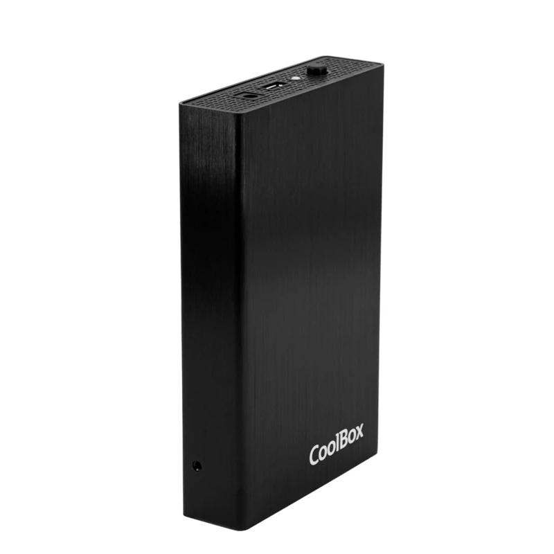 Infortisa Image 2 - Coolbox Caja HDD 3.5" SCA-3533 USB3.0 Negra Alum
