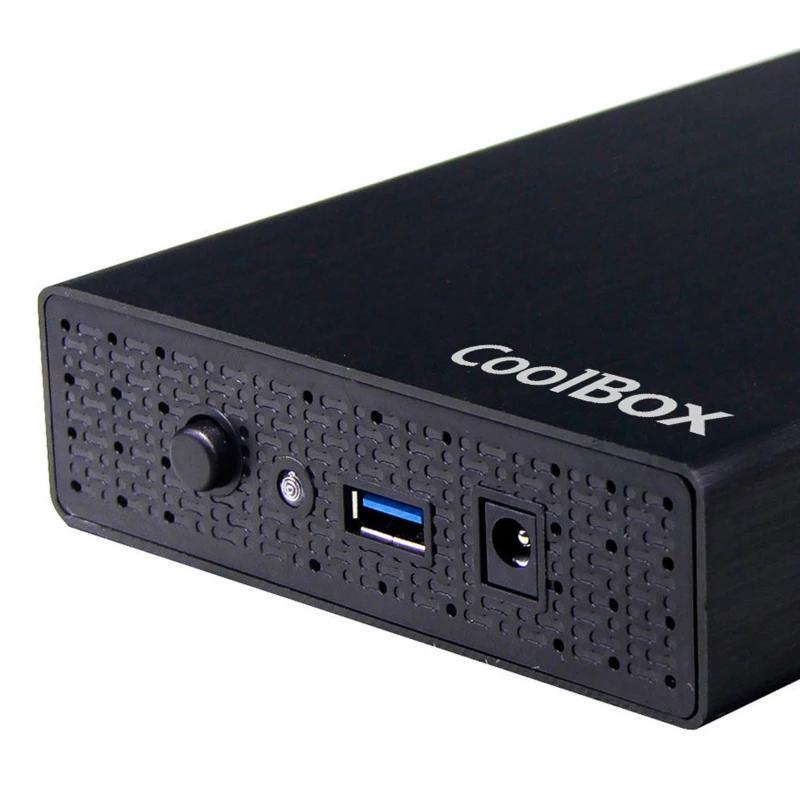 Infortisa Image 3 - Coolbox Caja HDD 3.5" SCA-3533 USB3.0 Negra Alum