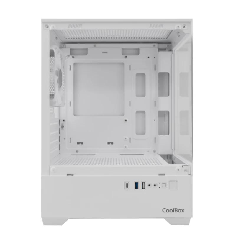 Infortisa Image 2 - Coolbox Caja Gaming MATX GM200 V.Lite ARGB S.FTE B