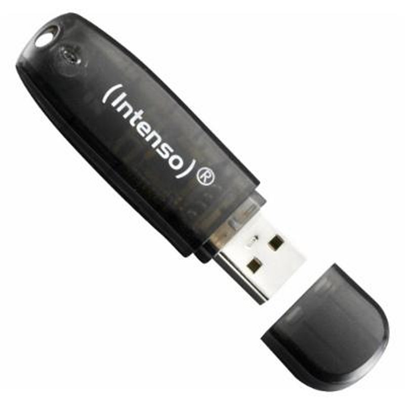 Infortisa Image 1 - Intenso 3502470 Lápiz USB 2.0 Rainbow 16GB Negro