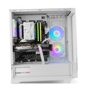 Infortisa Image 1 - NOX Semitorre HUMMER ETHER  Cristal Curvo Blanco