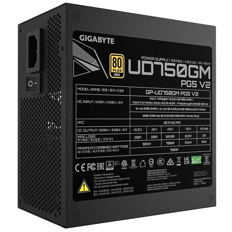 Infortisa Image 3 - Gigabyte Fuente Alimentación GP-UD750GM PG5 V2