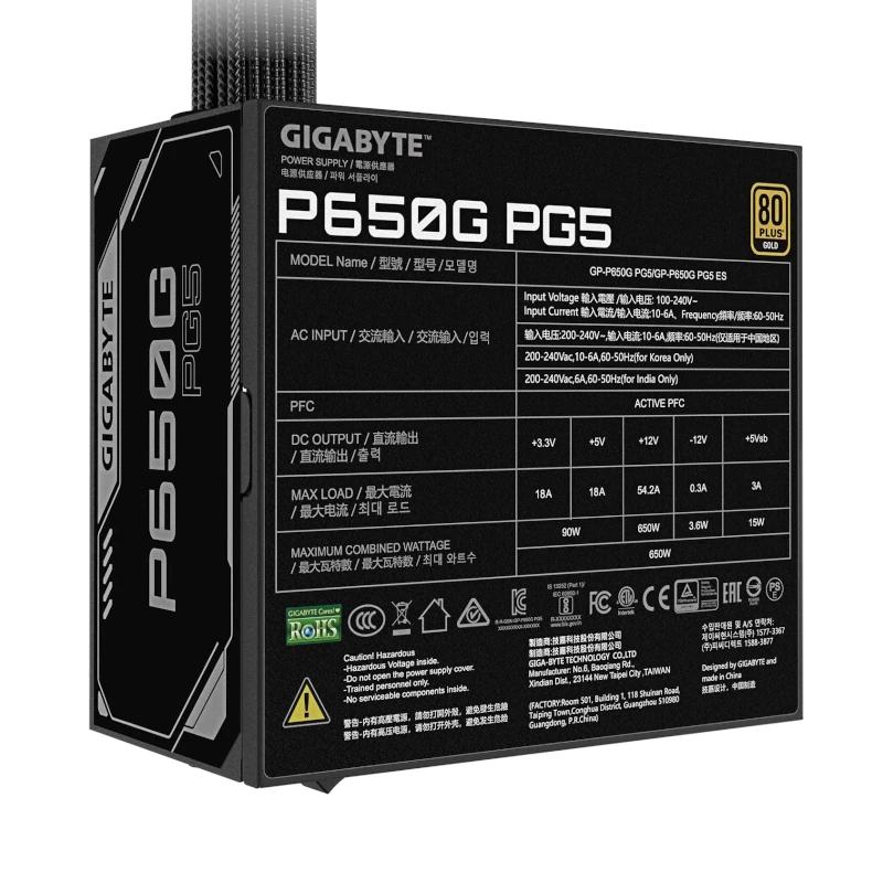 Infortisa Image 3 - Gigabyte Fuente Alimentación GP-P650G PG5