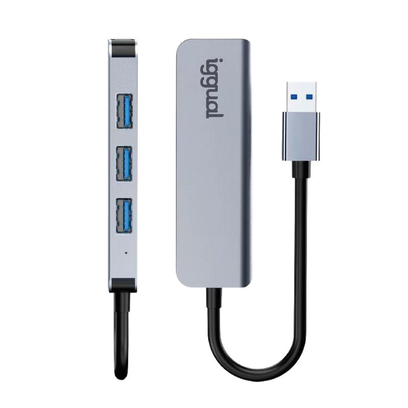 Infortisa Image 2 - iggual Hub USB-A 3.0 x 4 puertos USB-A 3.0