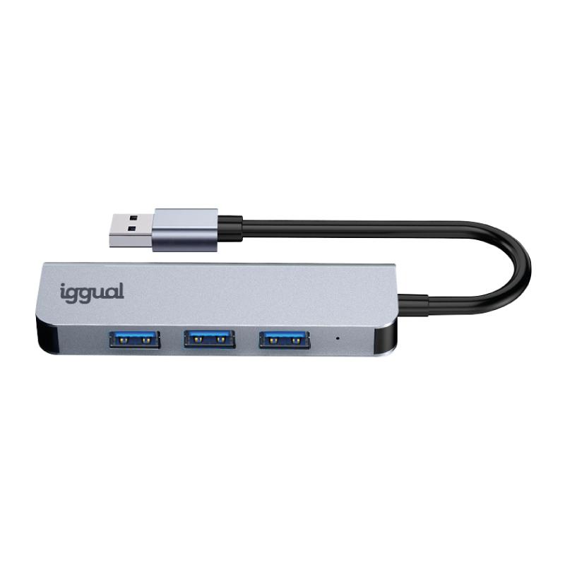Infortisa Image 3 - iggual Hub USB-A 3.0 x 4 puertos USB-A 3.0