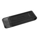 Infortisa Image 1 - Kingston DataTraveler DT70 64GB USB C 3.2  Negro