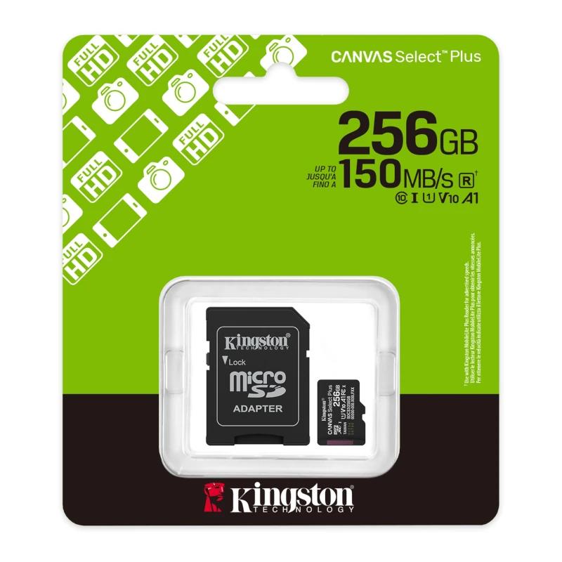 Infortisa Image 2 - Kingston SDCS3/256GB microSDXC Gen3 150MB/s A1