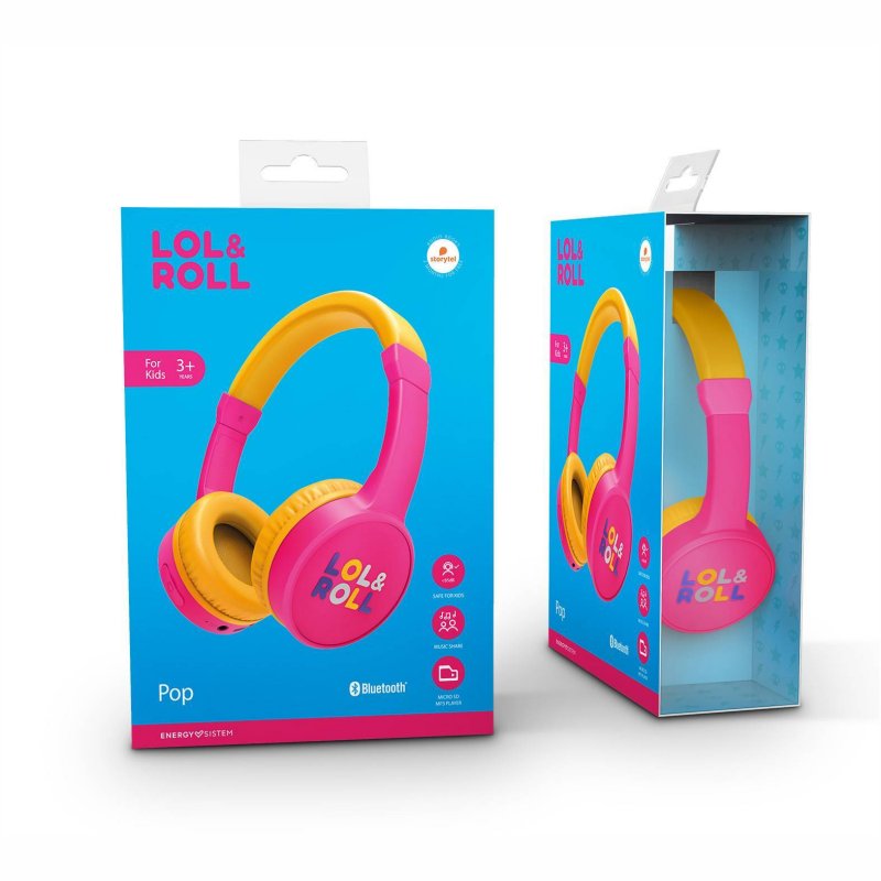 Infortisa Image 3 - Energy Lol&Roll Auriculares Pop Kids Bt Pink
