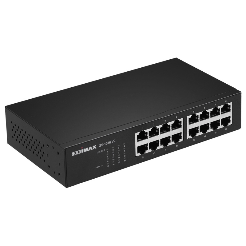 Infortisa Image 2 - Edimax GS-1016 V2 16-Port GbE Switch Desk/Rack