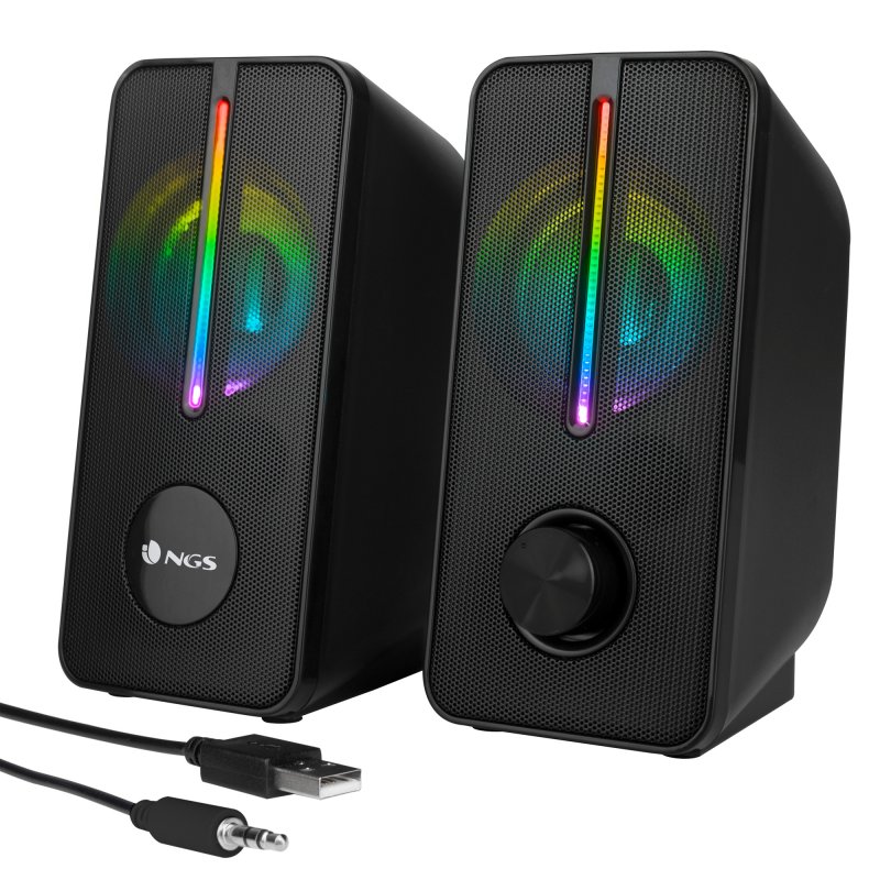 Infortisa Image 2 - NGS Altavoces GAMING RGB 12W USB GSX-150
