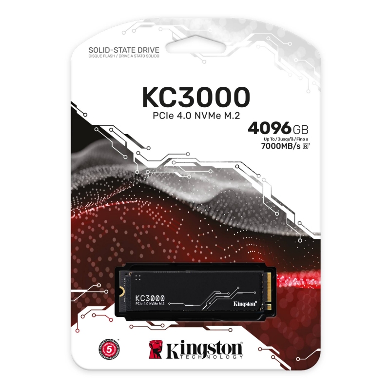 Infortisa Image 2 - Kingston SKC3000S/4096G SSD 4096GB NVMe PCIe 4.0