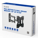 Infortisa Image 2 - EWENT EW1522 Soporte pared TV ext 3 pivot,23 - 42"