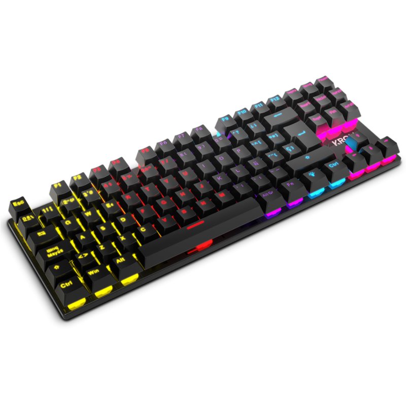 Infortisa Image 1 - KROM Teclado Gaming NXKROMKASICTKL  TKL RAINBOW