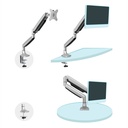 Infortisa Image 3 - TooQ Soporte mesa incli/gira 1 brazo 13" a 32"