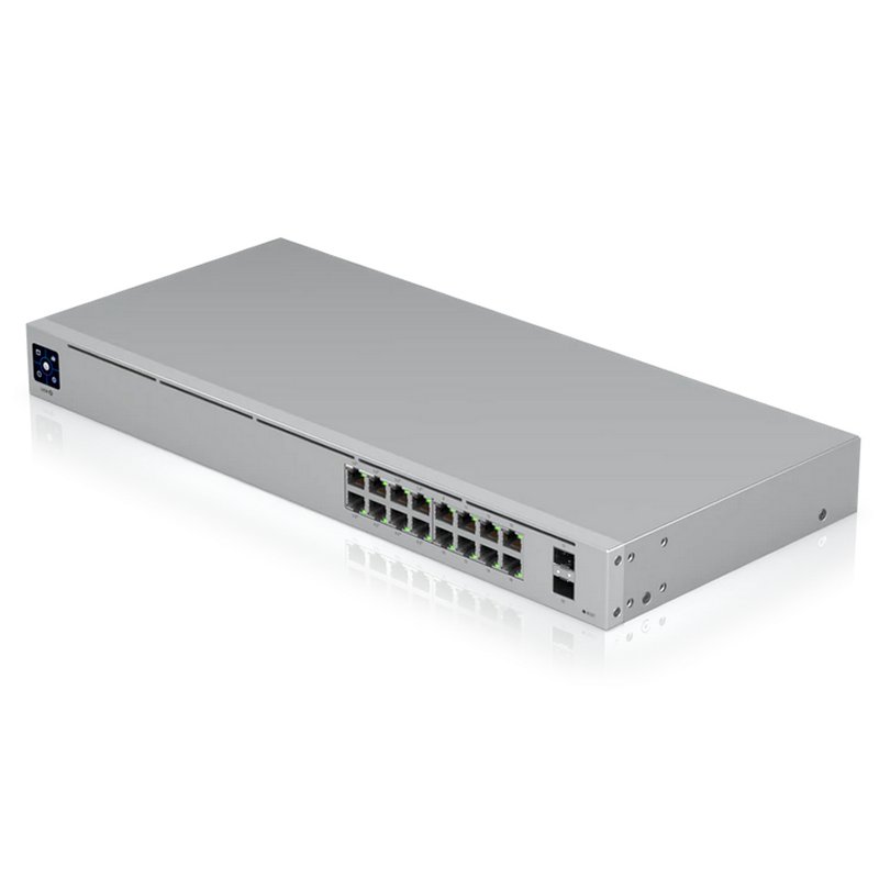 Infortisa Image 2 - Ubiquiti USW-16-POE UniFi Switch 16xGb 2xGb SFP