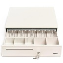 Infortisa Image 3 - iggual Cajón portamonedas IRON-30W 42cm 5+5 blanco