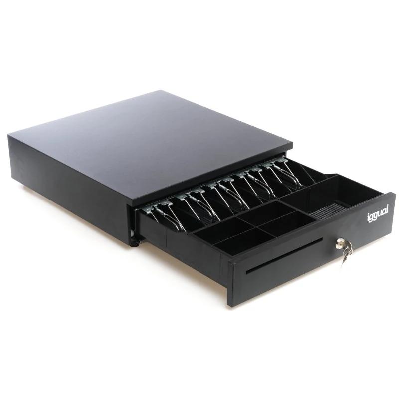 Infortisa Image 3 - iggual Cajón Portamonedas IRON-35 42cm 5+6 negro