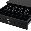 Infortisa Image 5 - iggual Cajón portamonedas IRON-HD 41cm 5+8 negro