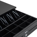 Infortisa Image 6 - iggual Cajón portamonedas IRON-HD 41cm 5+8 negro