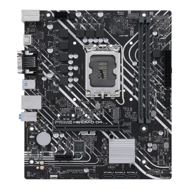 Infortisa Image 1 - ASUS Placa Base PRIME H610M-D D4  mATX 1700