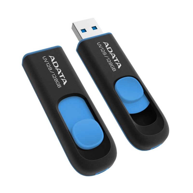 Infortisa Image 1 - ADATA Lapiz Usb UV128 128GB USB 3.2 Negro/Azul