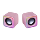 Infortisa Image 2 - MARS GAMING Altavoces MSCUBE Premium 8W Pink
