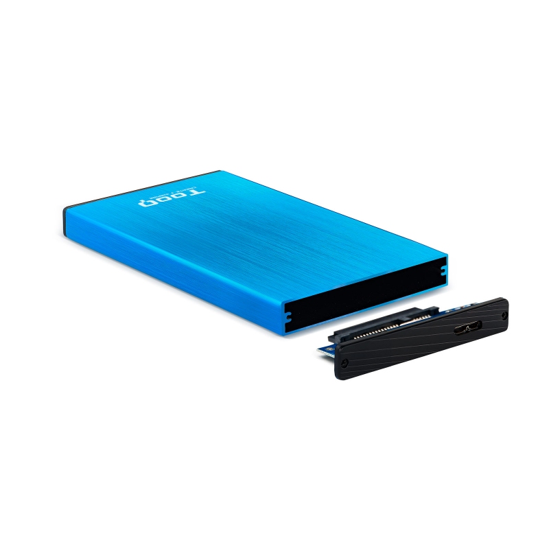 Infortisa Image 1 - Tooq TQE-2527BL Caja HDD 2.5" USB 3.1 Gen1/USB 3.0