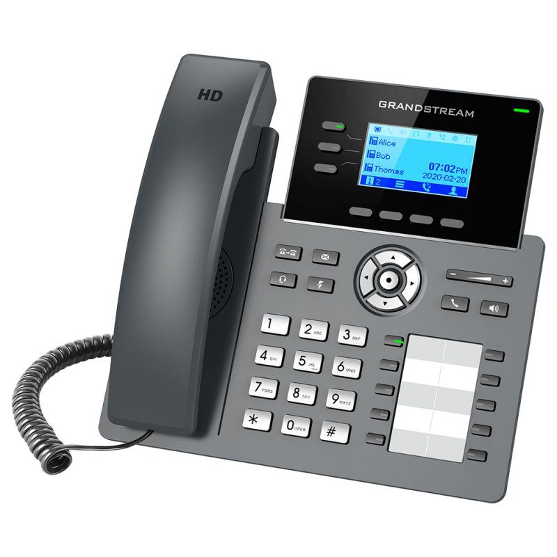 Infortisa Image 1 - GrandStream IP Phone GRP2604P PoE 3 lineas AudioHD