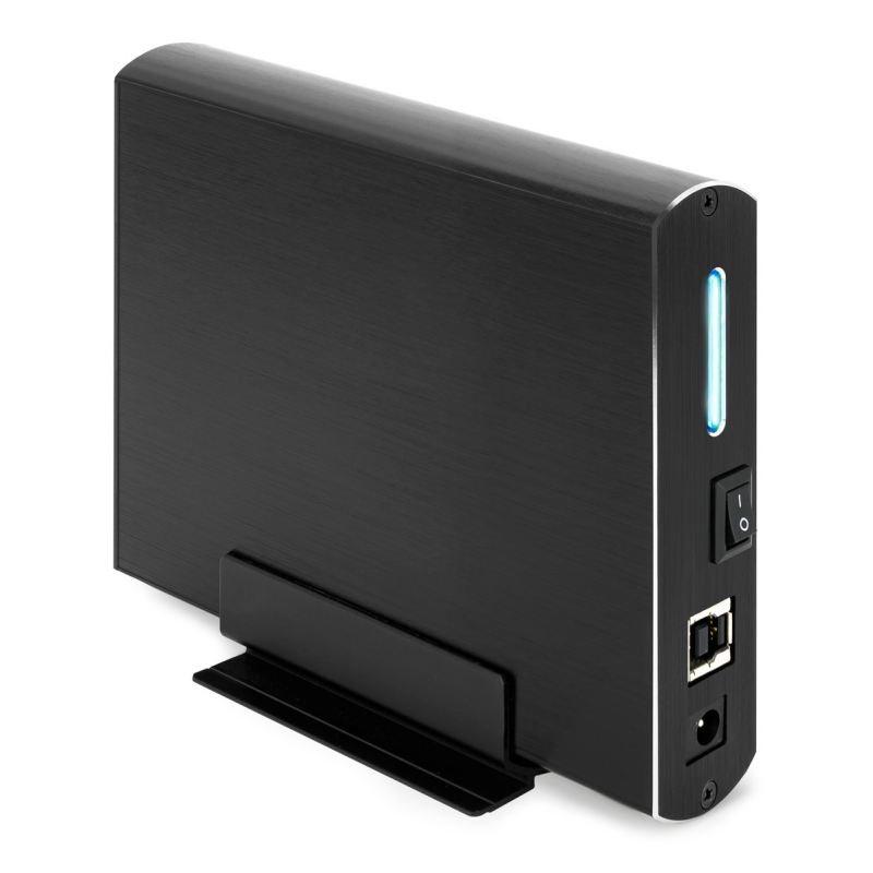 Infortisa Image 1 - TooQ TQE-3531B Caja HDD 3.5" USB 3.1Gen1 Negra
